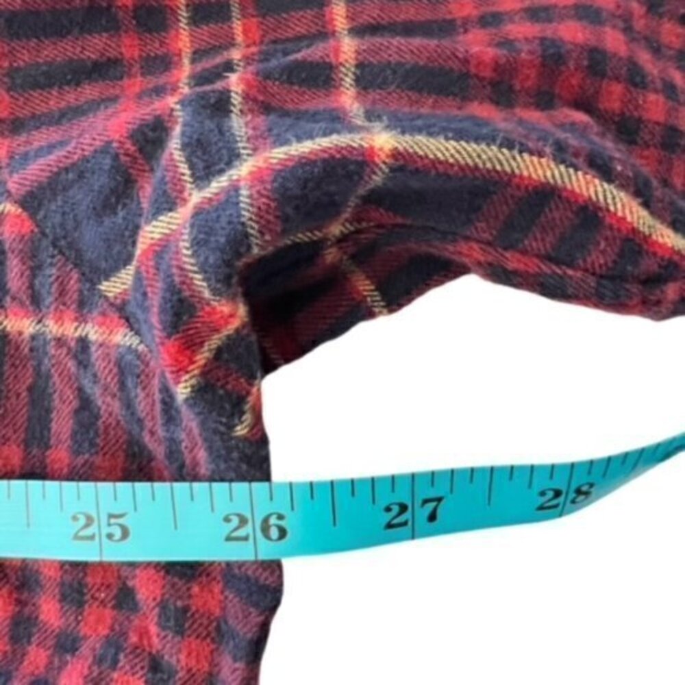 Ralph Lauren Blake Flannel Shirt Men's Size Large Red Blue Plaid Long Sleeve - Picture 8 of 9